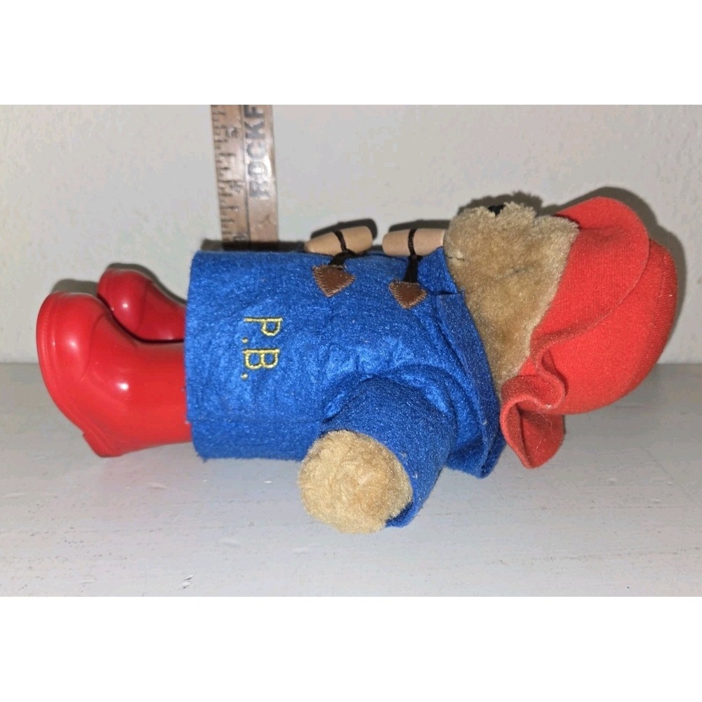Classic Paddington Bear 10" Plush Toy in Duffle Coat & Red Rain Boots - Picture 4 of 4